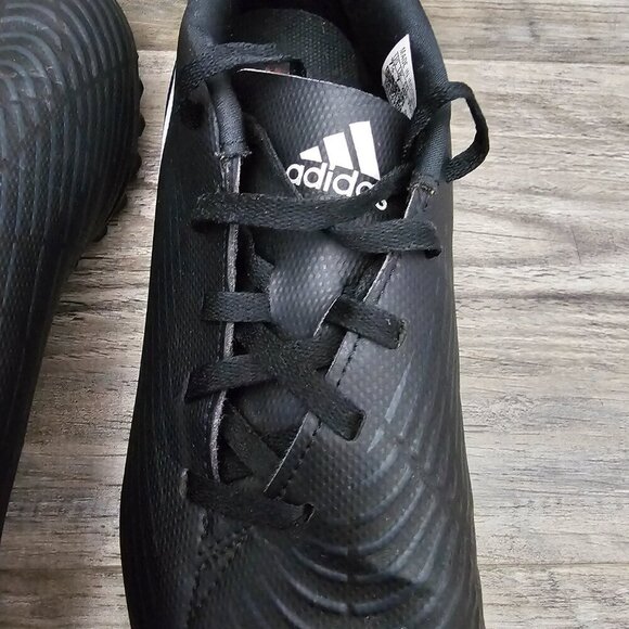 adidas Men\'s PREDATOR EDGE.4 Artificial Turf Black & White Athletic Soccer Shoes main image 9